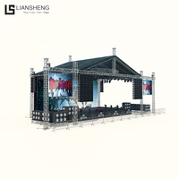 Sistema de escenario de iluminación de armazón de aluminio de fácil instalación de alta calidad
