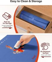 Napperon en silicone écologique de luxe moderne coussin chauffant pliable pour aliments chauds pour la maison pour la salle à manger et la cuisine