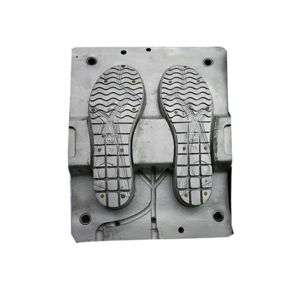 Vertical Static Double Color Gent Dress Thermoplastic Shoe Sole Injection Mould