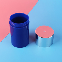 Contenant vide de 75 ml en plastique pour déodorant stick, avec système twist-up, couleur personnalisée et impression sérigraphiée pour l'emballage de produits de soin de la peau