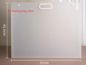 Bolsa de documentos <span class=keywords><strong>A3</strong></span> / A4 extragrande, bolsa de botón a presión, papel de dibujo 8K/4K, bolsa de almacenamiento de trabajo de pintura de archivos de datos simples - Product Image 6