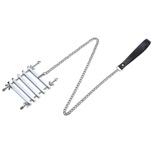 Set di guinzagli per catena con guinzaglio in pelle per giocare con i cuccioli giocattoli sessuali BDSM collare e Juguetes Sexuales - Product Image 1