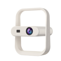 Nouveau mini projecteur intelligent HY370 WIFI BT portable 300 lumens ANSI 720P Android 14 applications téléchargeables pour cinéma en plein air et projecteurs domestiques