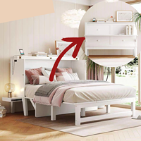 [Stock US] Lit Murphy pleine taille avec coussin, livraison rapide depuis l'entrepôt US, support dropshipping