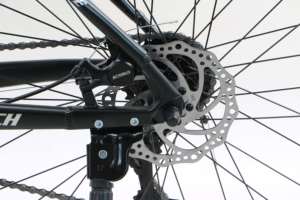BLEU <span class=keywords><strong>VTT</strong></span> vélo <span class=keywords><strong>cadre</strong></span> en alliage d'aluminium 26 <span class=keywords><strong>pouces</strong></span> double frein à disque <span class=keywords><strong>VTT</strong></span> guidon droit personnalisé montagne Bicicleta - Product Image 5