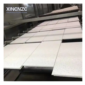 Pannello Acustico <span class=keywords><strong>Artistico</strong></span> in Lana Minerale 595x595 <span class=keywords><strong>Quadrato</strong></span> con Griglia per Controsoffitto per Ufficio - Product Image 4