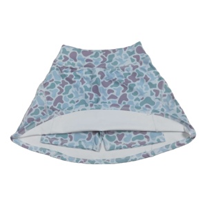 RTS Hunting Mallard Ducks Camouflage Print Quick Dry Spandex/Polyester Lined Little Girls <b>Skirt</b> Shorts Tennis Sister Kids Skorts - Product Image 1