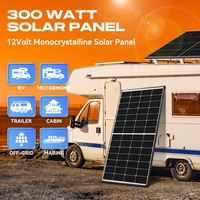 Panneau solaire mono 300W à haute efficacité, module photovoltaïque pour abri de bus, éclairage public, équipement IoT municipal, alimentation