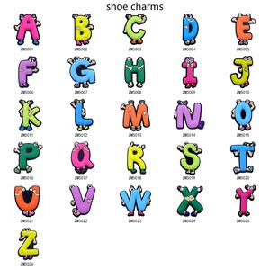 Alphabet et numéro de breloques de chaussures en caoutchouc PVC personnalisés à la mode pour la décoration de bricolage sabots à la mode et cadeaux personnalisés - Product Image 5