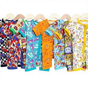Pigiama in Bambù Biologico per Bambini, Set Due Pezzi, Abbigliamento da Notte Personalizzato per Ragazzi, Completo Loungewear per Bambini - Product Image 1