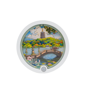 Lampe <span class=keywords><strong>de</strong></span> <span class=keywords><strong>nuit</strong></span> LED 3D en papier découpé, thème Vénice la ville aquatique, style art populaire, avec aimant <span class=keywords><strong>de</strong></span> réfrigérateur, idéale comme cadeau souvenir, vente en gros usine, dropshipping - Product Image 2