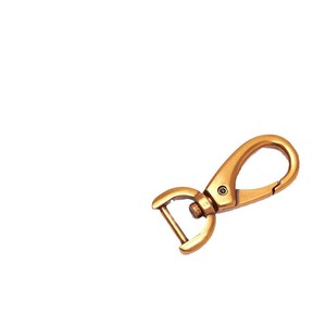 Porte-clés de voiture en alliage de zinc plaqué or antique G3425, clip métallique pour chien, pour usage domestique - Product Image 2