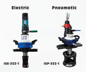 เครื่องลบคมท่อแบบติดตั้งบนแท่น E-Work ISE-252-1 พร้อมมอเตอร์อัตโนมัติสำหรับงานอุตสาหกรรม ลบคมท่อสแตนเลสแบบเย็น - Product Image 6