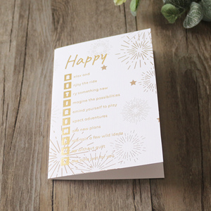 <span class=keywords><strong>Cartes</strong></span> de <span class=keywords><strong>retraite</strong></span> HAPPY <span class=keywords><strong>Cartes</strong></span> pliées en feuille d'or pour diverses occasions Salutation Anniversaire Cérémonie de remise des diplômes <span class=keywords><strong>Cartes</strong></span> de remerciement - Product Image 3