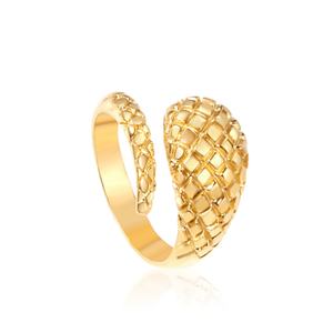 Anillo de Aro Verde Oscuro en Oro de 18k al por Mayor de Fábrica para Mujer y Hombre, Anillos de Dedo Sencillos Rellenos, Joyería - Product Image 1