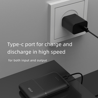 Aangepast Ontwerp Powerbank Type C Draagbare Smartphone Lithium Externe Batterij Groothandelsprijs 5000Mah Power Bank