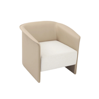 Fauteuil d'appoint design minimaliste moderne, fauteuil rembourré, canapé de salon, chaise longue pour la maison et l'hôtel