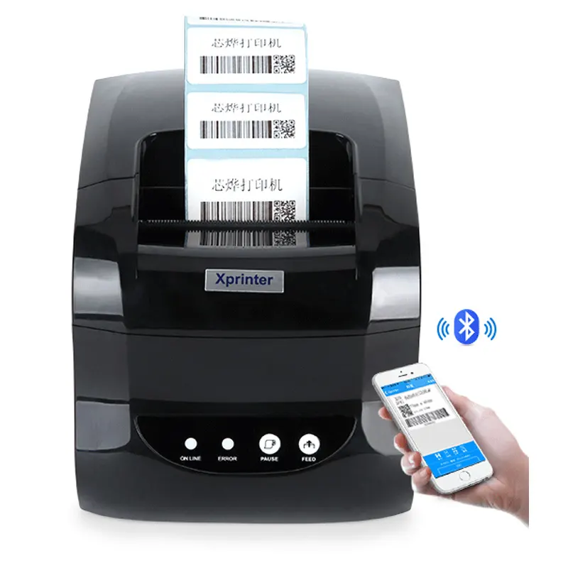 ใหม่เปิดตัว Xprinter XP-365B เครื่องพิมพ์80มิลลิเมตรราคาถูกบาร์โค้ดความร้อนราคาเครื่องพิมพ์เปิดตัวเครื่องพิมพ์ความร้อน