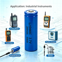 Batería de Litio GMCELL al por Mayor 10440 3.7V 350mAh Li10440C, Celda de Batería Recargable con Cátodo LiNiMnCoO2, 300 Ciclos para Dispositivos Pequeños