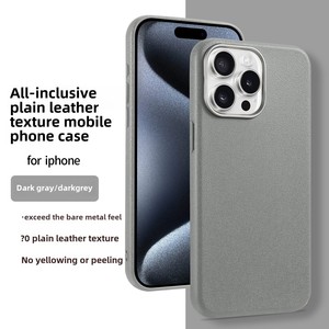 เคสโทรศัพท์มือถือลายหนังแท้กว้าง16รูสำหรับ <span class=keywords><strong>Apple</strong></span> เคสฝาครอบป้องกันมีสไตล์ใช้ได้กับ15PROMAX - Product Image 3