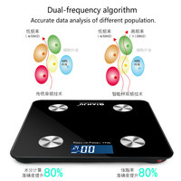 Balance de Salle de Bain Numérique Personnelle Intelligente pour Bluetooth IMC Poids et Graisse Corporelle Affichage LCD 180kg Capacité OEM Personnalisable