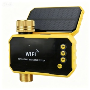 Solar-powered Low-consumption Wireless Wi-Fi Water Valve <b>Timer</b>; ZigBee <b>Timer</b> Unlimited Battery Life Brass Head Drip Irrigation - Product Image 2