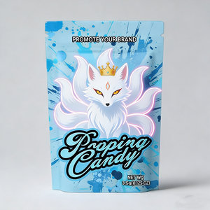 Custom Printed Recyclable Resealable PE Zipper Top Herb & Salad Package <b>Bags</b> 3.5g-1lb - Product Image 4