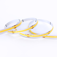 Tira de LED COB sin Puntos, Iluminación Flexible 3500k DC24V 252LEDs/m 10W/m 1000lm/m 100lm/W Ra80 55.6mm Corte a Medida IP20 para Gabinetes