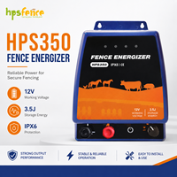 HPSFENCE ODM OEM HPSFENCE350 Elektrische Omheining Energizer 12V 3.5J IPX6 Buitenomheining Oplader voor Varkenshouderij Gebiedsafdeling