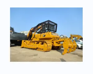 Bulldozer usado japonês de alta qualidade bulldozer cat D7G com cerca florestal