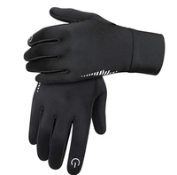 Gants de sport d'hiver unisexes chauds, légers, en polaire, thermiques, imperméables, coupe-vent, antidérapants, compatibles écran tactile, pour la course à pied et le cyclisme