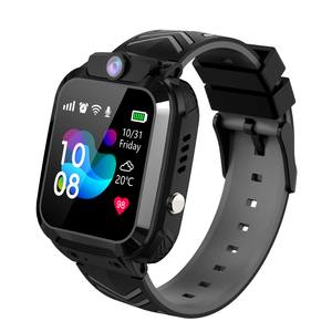 Reloj inteligente para niños, teléfono Gps, reloj de pulsera para niños, reloj azul de silicona Digital Gps, videollamada para niños, tarjeta SD portátil negra - Product Image 4