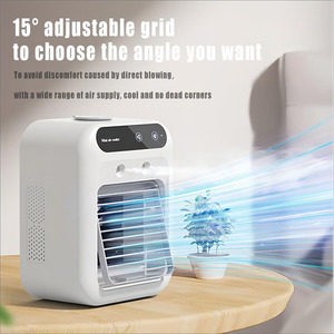 Enfriador de Aire Portátil Multifuncional con Nebulización, Humidificación, Luz de Colores, Mini <span class=keywords><strong>Ventilador</strong></span> de Escritorio para Uso Diario - Product Image 3
