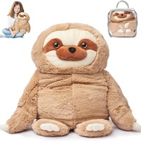 Peluche personnalisée lestée, animaux en peluche, éléphant, dinosaure, peluche douce et moelleuse chauffée au micro-ondes, personnalisable