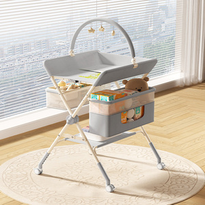 <span class=keywords><strong>Table</strong></span> <span class=keywords><strong>à</strong></span> <span class=keywords><strong>langer</strong></span> pliable multifonctionnelle <span class=keywords><strong>avec</strong></span> fonction de bain pour nouveau-nés - Product Image 1