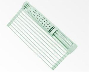 <span class=keywords><strong>Escurridor</strong></span> de platos enrollable <span class=keywords><strong>multiusos</strong></span> sobre el fregadero, <span class=keywords><strong>escurridor</strong></span> de platos de cocina <span class=keywords><strong>plegable</strong></span>, <span class=keywords><strong>escurridor</strong></span> enrollable de acero inoxidable - Product Image 1