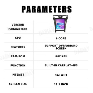 Autoradio Android 12 12,1 pouces pour Lexus LS460 2008-2012 Écran vertical Stéréo automobile Lecteur multimédia DVD Carplay Navigation GPS - Product Image 5