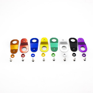 Aluminum <b>Radiator</b> <b>Bracket</b> Clip YC100348 For Car Modification Upgrade Universal Fit Orange Green Color Options - Product Image 2