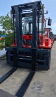 Chariot élévateur diesel CPCD150 de 15 tonnes à haute capacité de levage avec une longueur de fourche de 1350 mm pour la manutention de marchandises lourdes en port