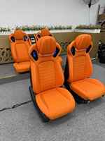 Sièges Aero en Cuir PU Modifiés de Luxe pour Mercedes Benz G63 G550 MBS, Ensemble de Sièges Exécutifs VIP avec Table d'Avion et Réfrigérateur