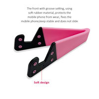 Support de téléphone portable créatif et portable en forme de V pour bureau, support mini pour tablette et téléphone, vente en gros