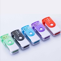 Lector de Tarjetas Inteligentes USB 2.0 de Alta Velocidad SD MS T-flash con Estándar ISO7816 para Instalación Interna en Computadoras y Teléfonos Inteligentes