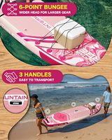 Planche de paddle gonflable tout-en-un en EVA/PVC, écologique et portable, système 1 aileron, pour lacs et rivières - Offre Spéciale