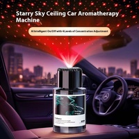 Pulvérisateur automatique de parfum intelligent Star Top, diffuseur d'aromathérapie en verre pour voiture et diffuseur d'huiles essentielles de parfum pour voiture