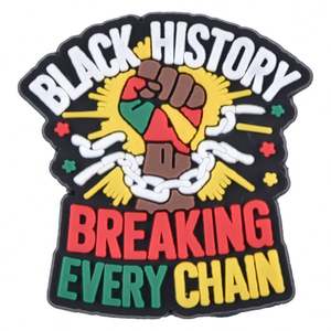 Charm para Zapatos con Diseño de Historia Negra 2025, Charms de Zapatos Black Queen al por Mayor para Zapatos Clog, Charm de Zapatos Black Teacher Magic para Zapatos Clog - Product Image 6