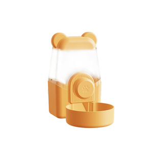 Mangeoire suspendue automatique pour animaux de compagnie, bol pour chien et chat avec distributeur de nourriture, blanc, bleu, gris, rose, orange, jaune, JH8022 - Product Image 5