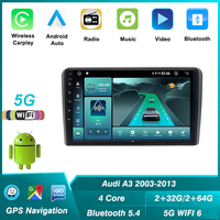 Pemutar Video Mobil untuk Audi A3 2003-2013 Pemutar Multimedia Mobil GPS Car-play Autoradio Head Unit