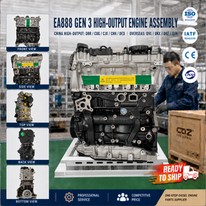 ชุดประกอบเครื่องยนต์ EA888 Gen3 2.0T DBR CUG CJX อะไหล่เครื่องยนต์สำหรับผู้ซื้อมืออาชีพและผู้จัดจำหน่าย - Product Image 1