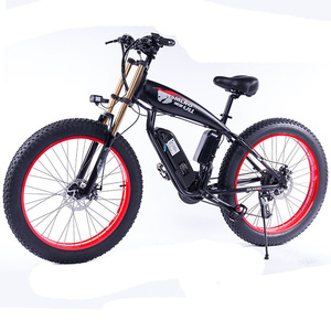 Vélo électrique à pneus gras OEM 48V 500W Bafang Mid Drive Gates Belt Hunting Electric Snow Bike / Vélos électriques pour hommes - Product Image 5