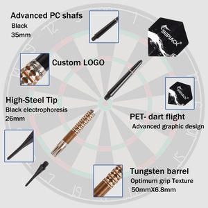 Juego de Dardos Compactos de Tungsteno 90, Dardos Personalizados Ligeros y Suaves para Viajar - Product Image 4